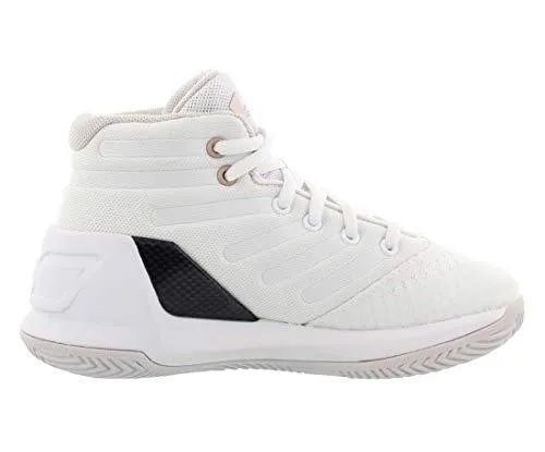 Under Armour Ps Curry 3 Basketball Boy's Shoes Size 12 White/Black