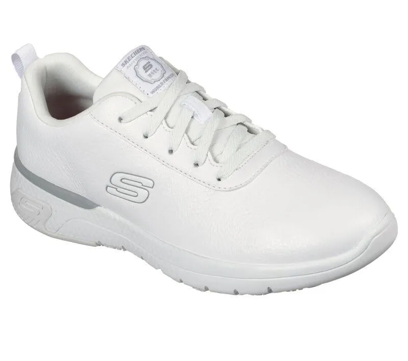 Women's Relaxed Fit Skechers 108010EC Marsing Gmina Work Shoes